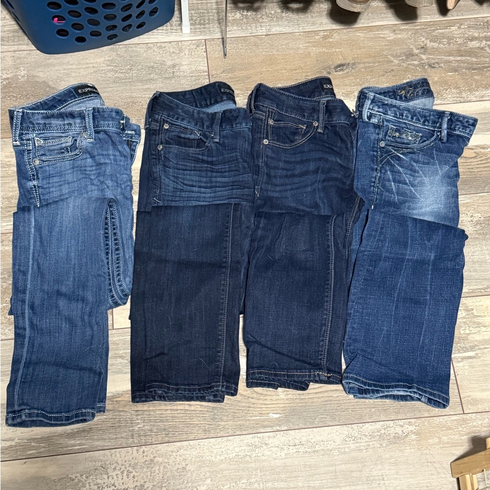 Women’s 0R low-rise straight-leg jeans